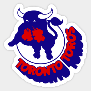 Retro Hockey - Toronto Toros Hockey Team - WHA Seventies Sticker